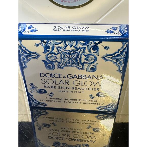 Dolce & Gabbana Solar Glow Bare Skin Beautifier Universal Blurring Powder - NEW - Picture 2 of 4